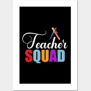 teacher squad a gift for the teacher Posters and Art